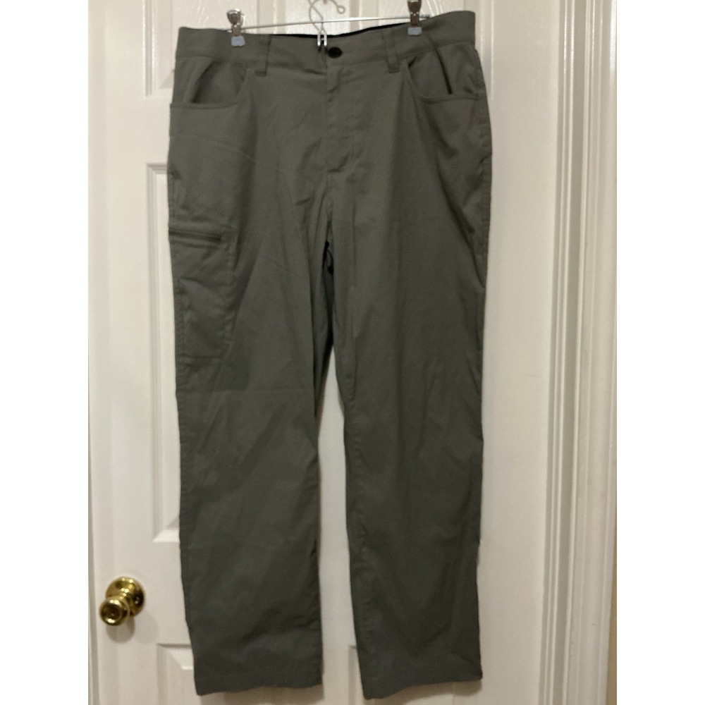 Orvis 36x30 Classic Tech Pant Stretch‎ Zipper Cargo Pockets Gray water repellent